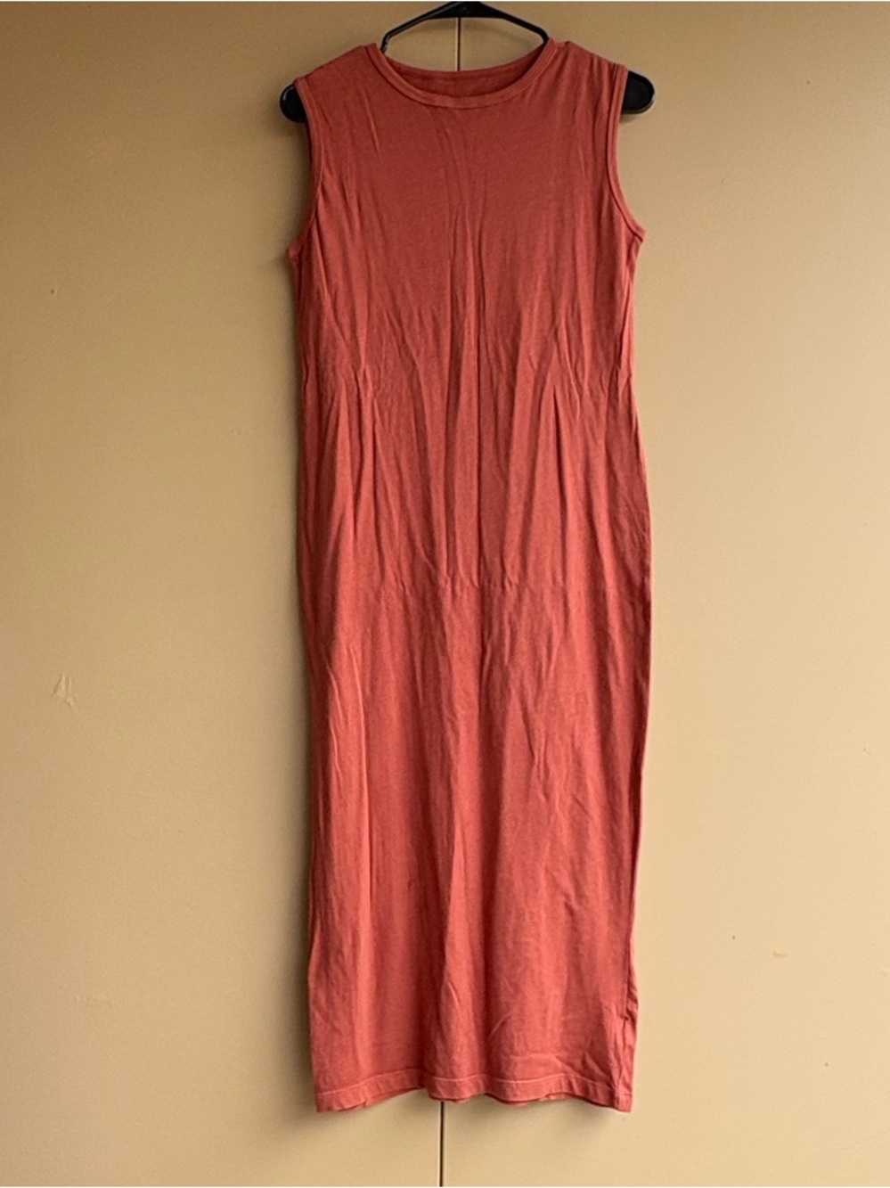 Universal Thread orange tshirt midi dress